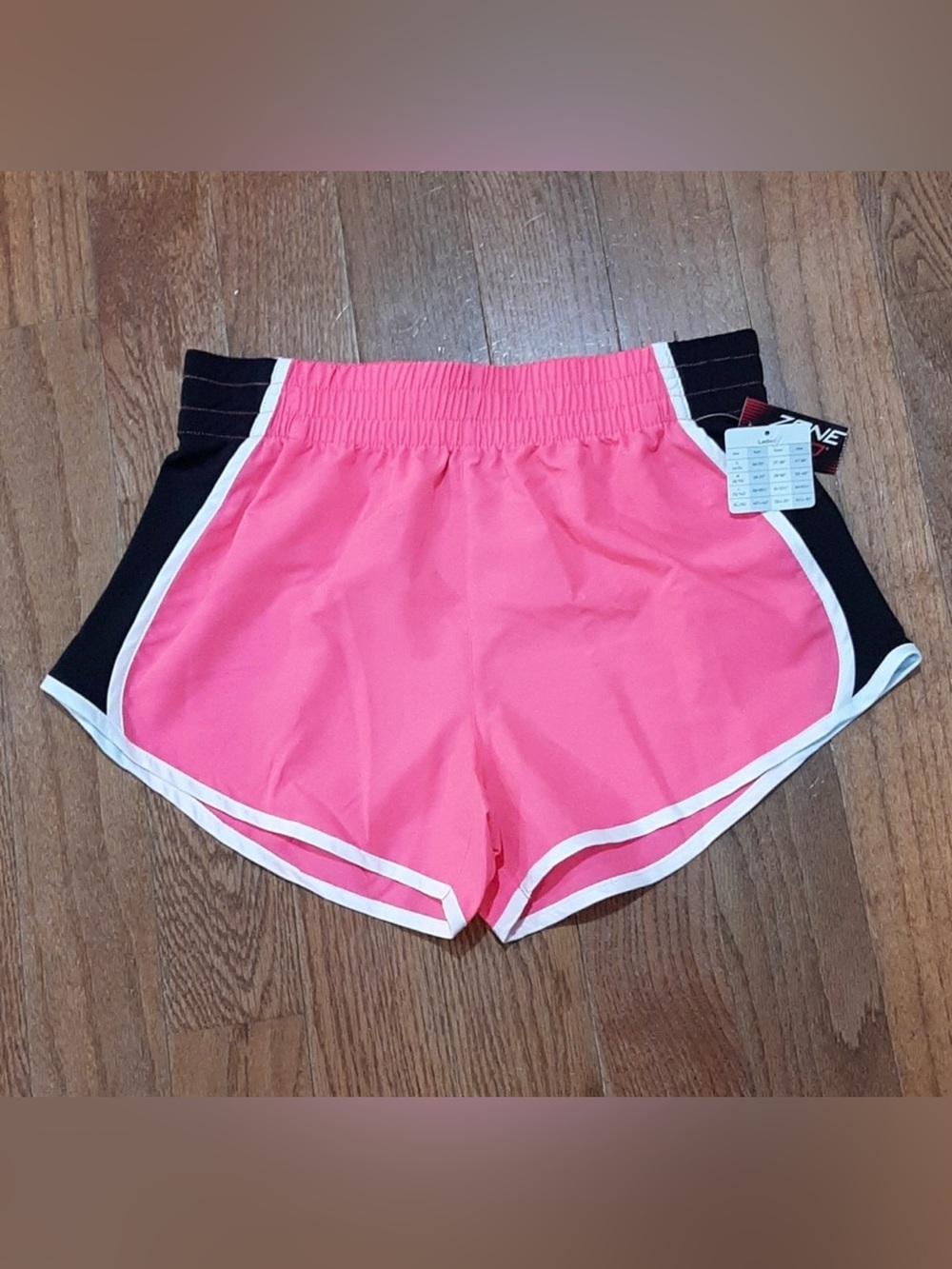 Pink & Black running short size small